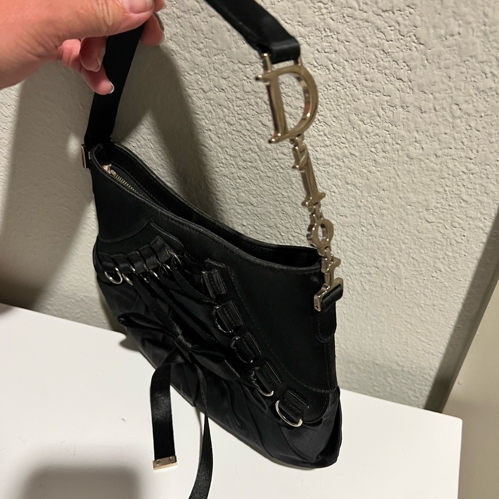 Authentic Black Dior Corset bag